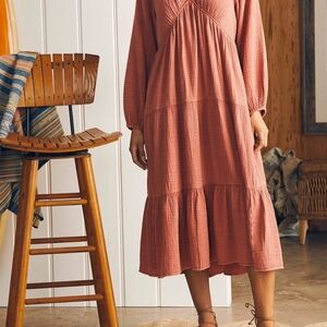 Faherty Sirene Midi Dress XXL NWT
